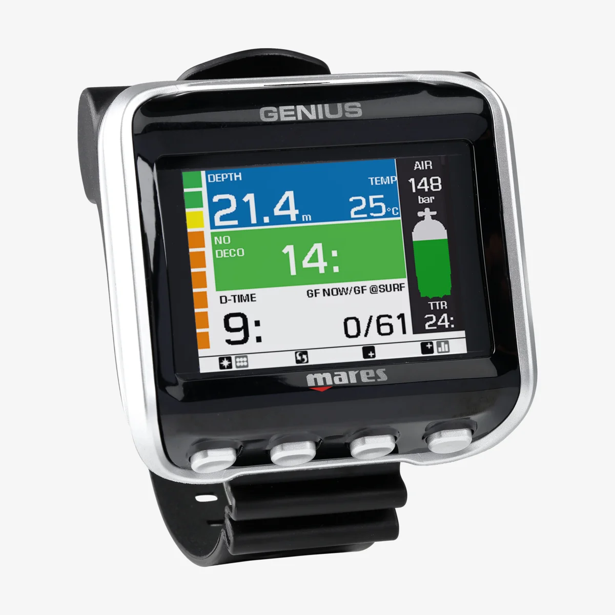 Ordenador de buceo Mares: Genius